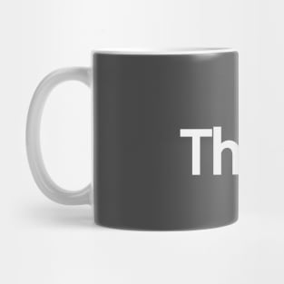 Thrive typography design Mug